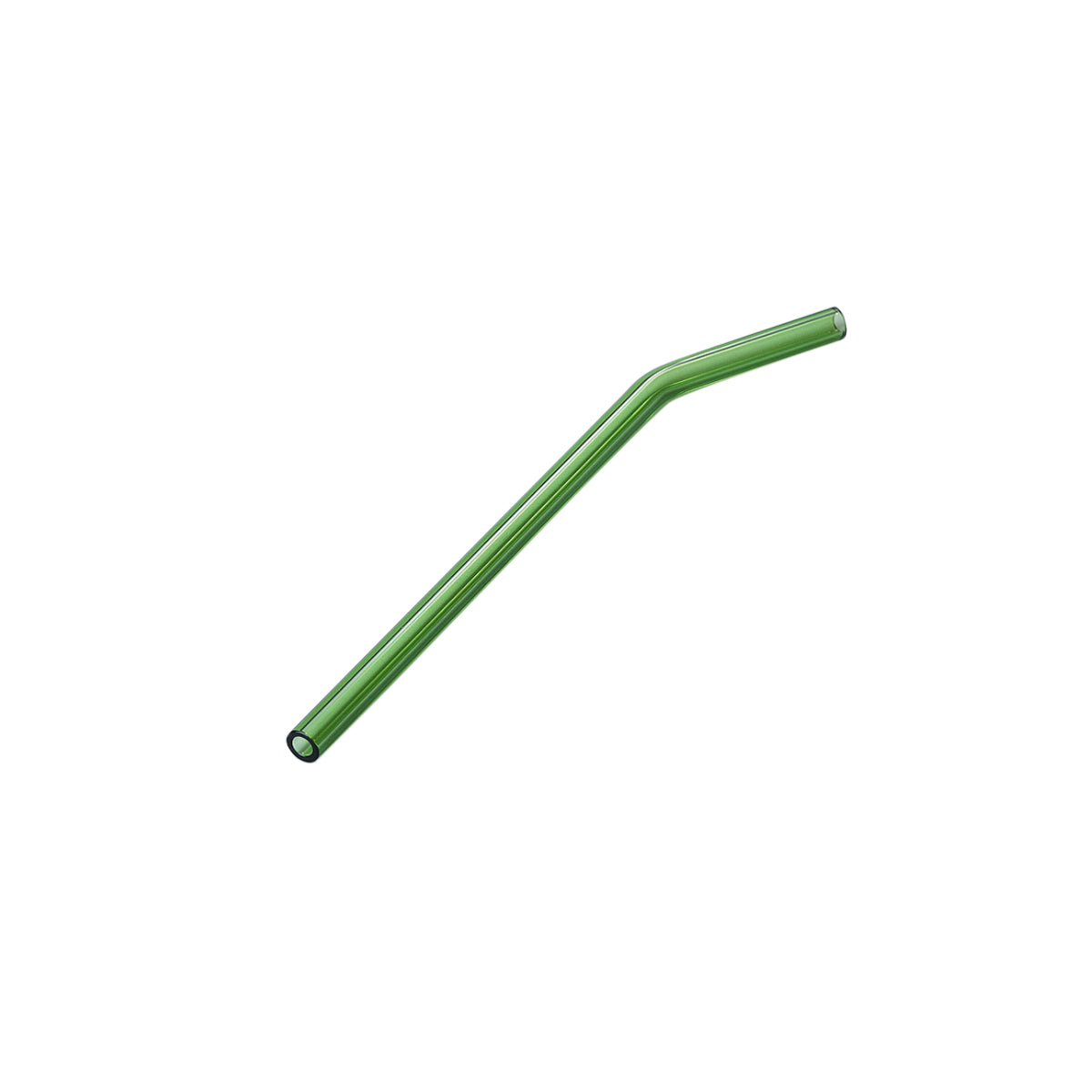 Individual Glass Drinking Straws- Bent